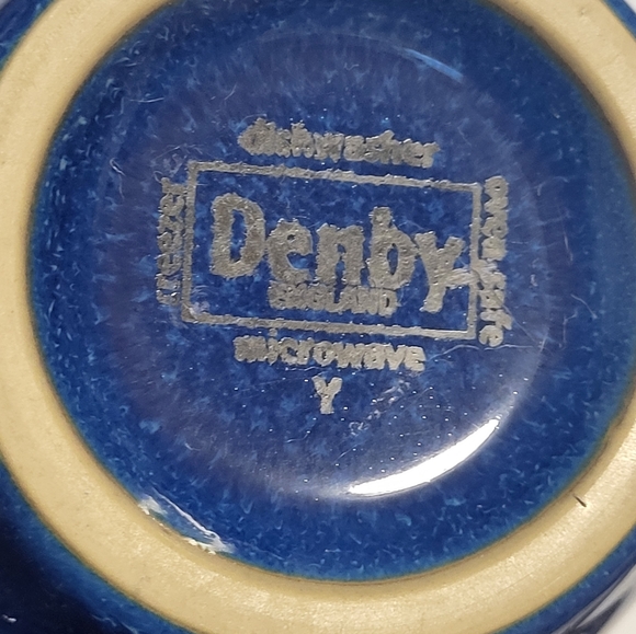 Denby England Imperial Blue Tea / Coffee Mug Set. - Picture 9 of 13